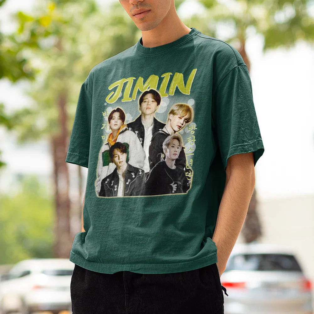 Camiseta Básica BTS Jimin Collab – Saoko