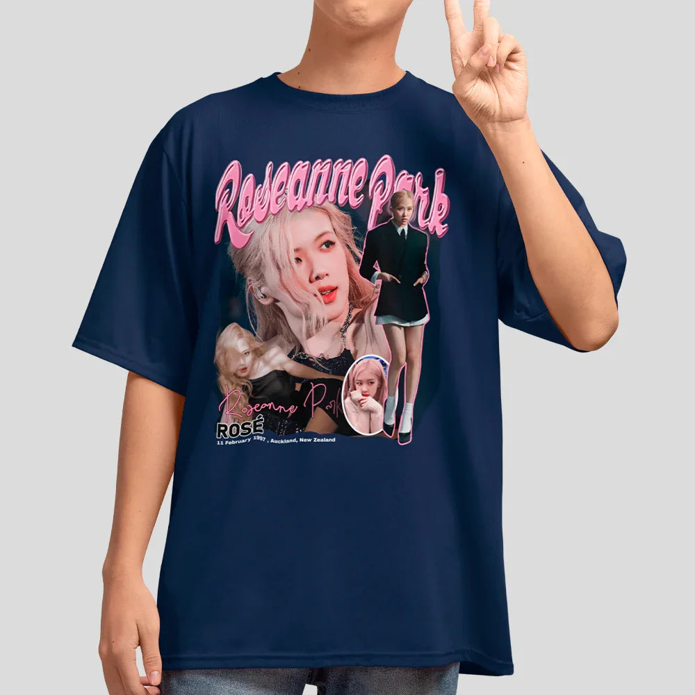 Camiseta Básica Blackpink Roseanne Park – Saoko