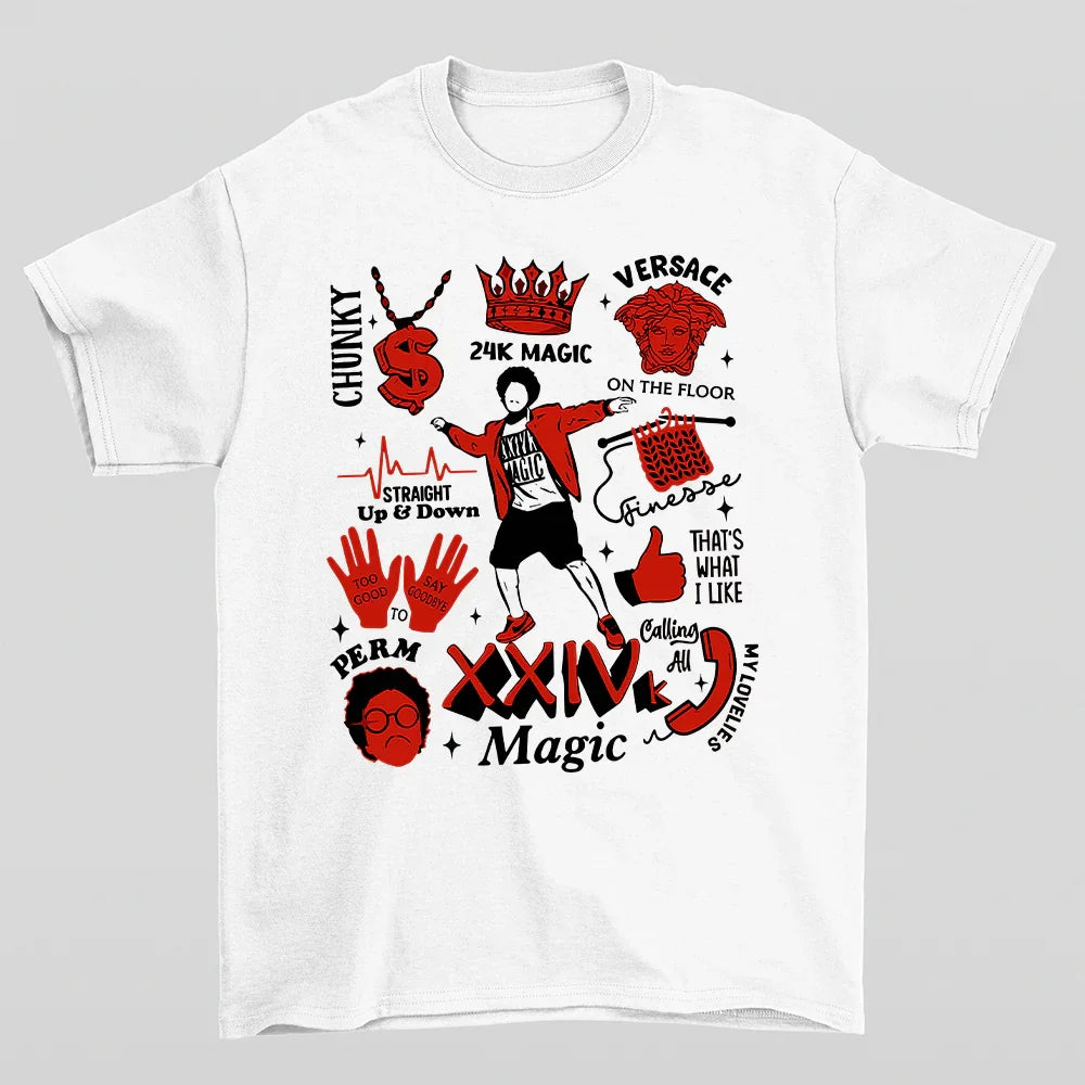 Camiseta Básica Bruno Mars XXIV