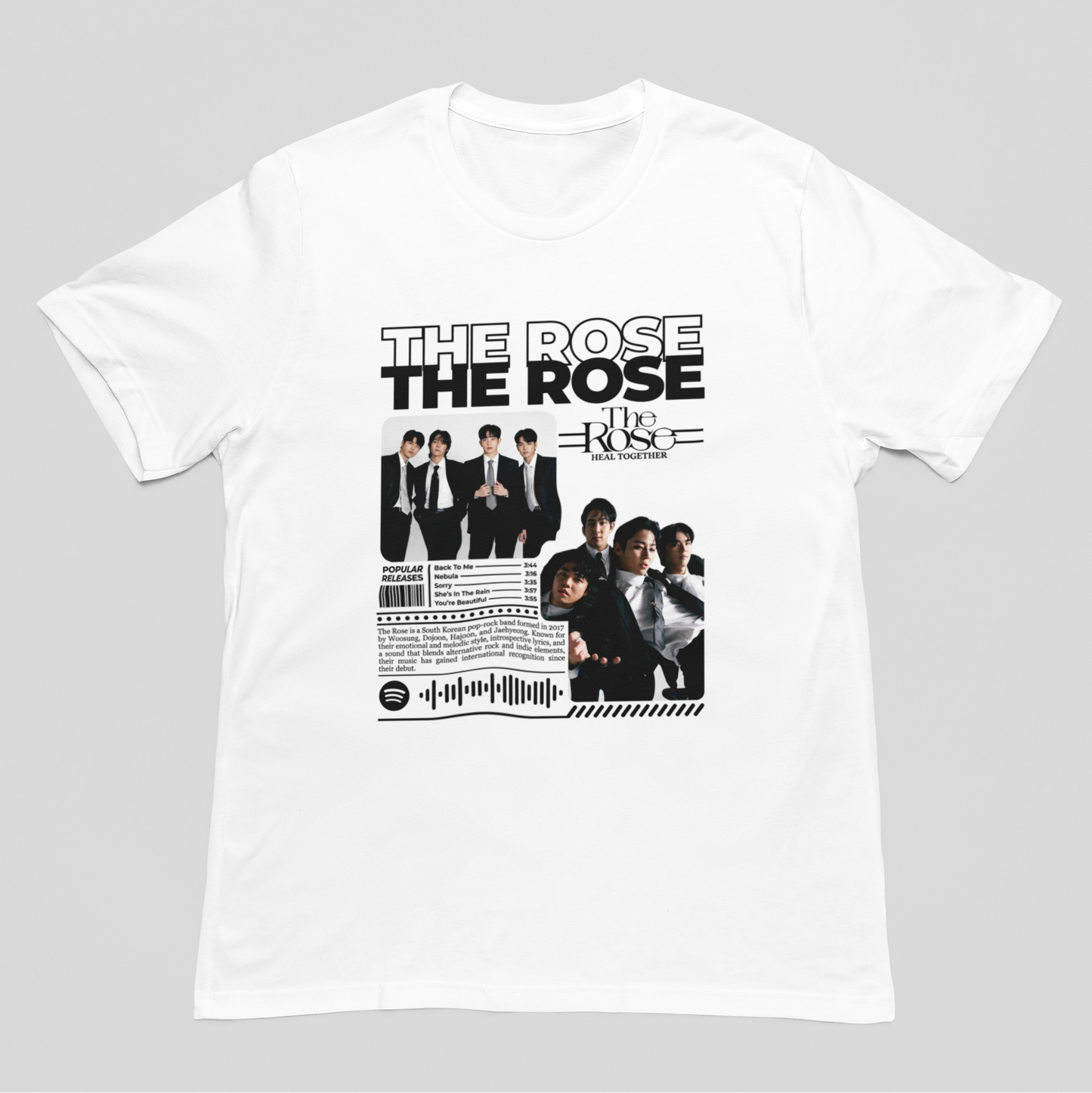 Camiseta Básica The Rose Playlist