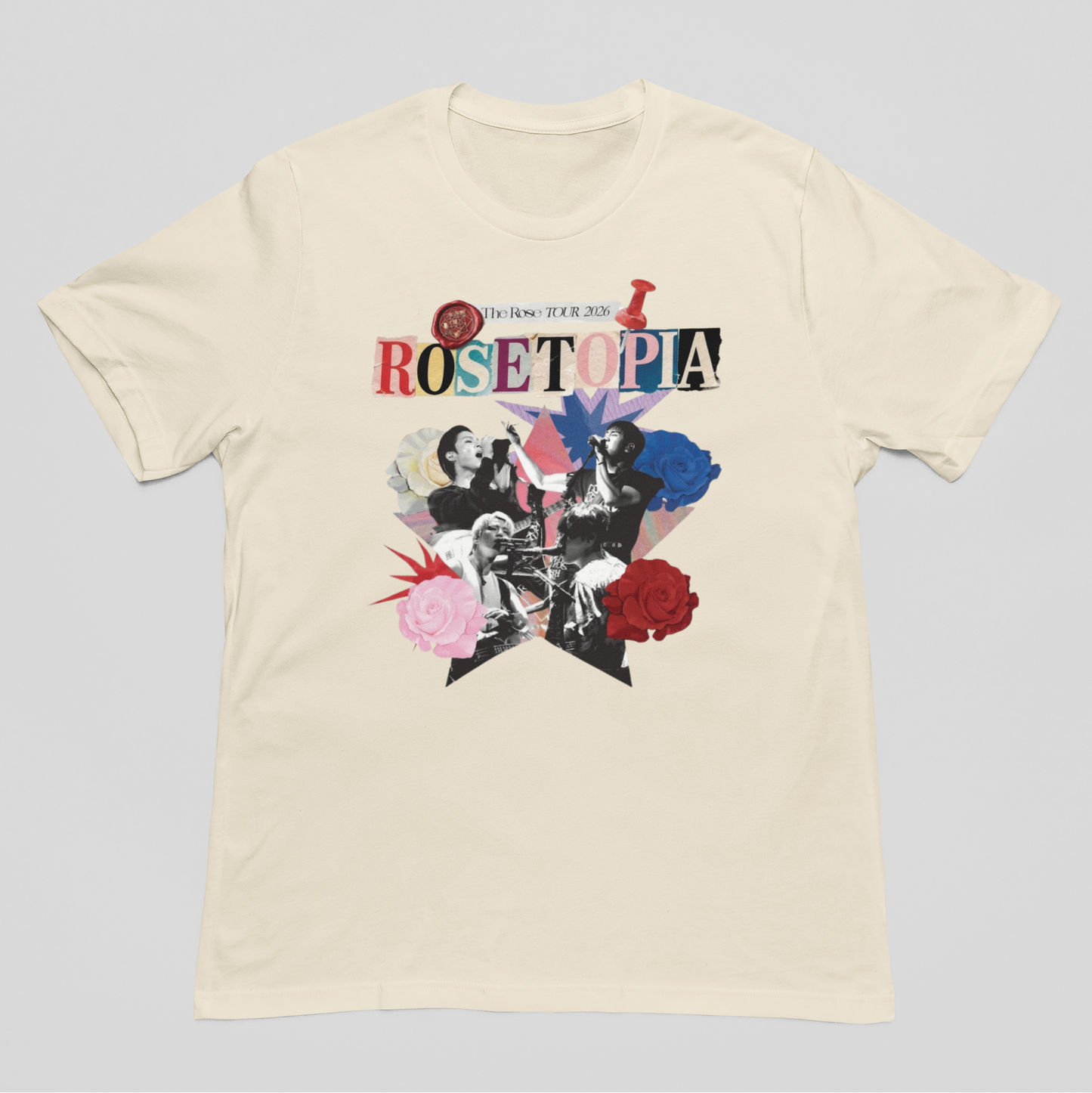 Camiseta Básica The Rose Rosetopia Tour 2026