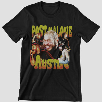 Camiseta Básica Post Malone Austin