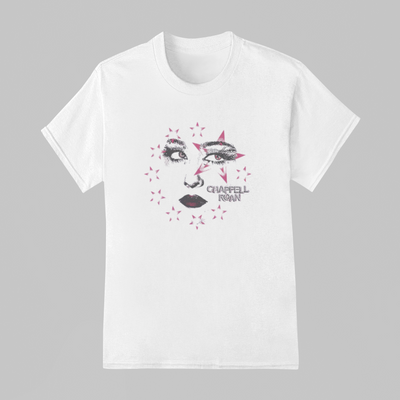 Camiseta Básica Chappell Roan Eyes Star