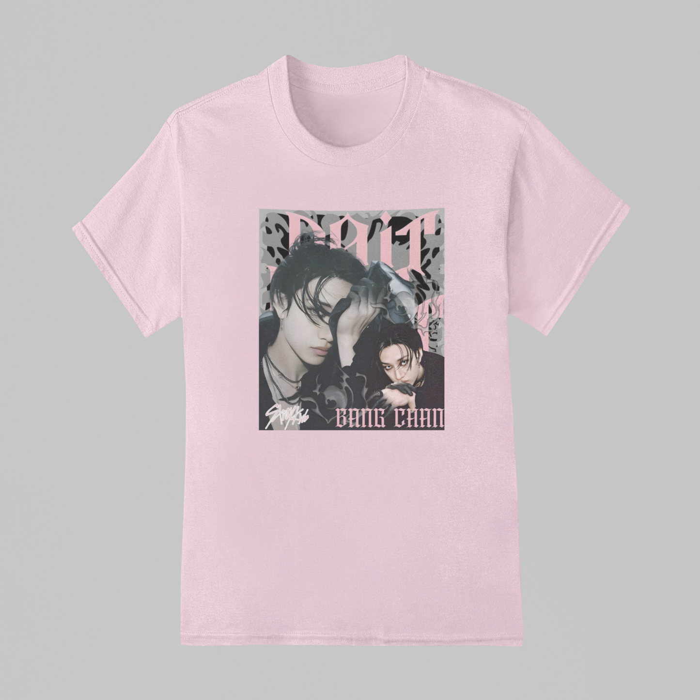 Camiseta Básica Stray Kids Bang Chan Do It Aesthetic