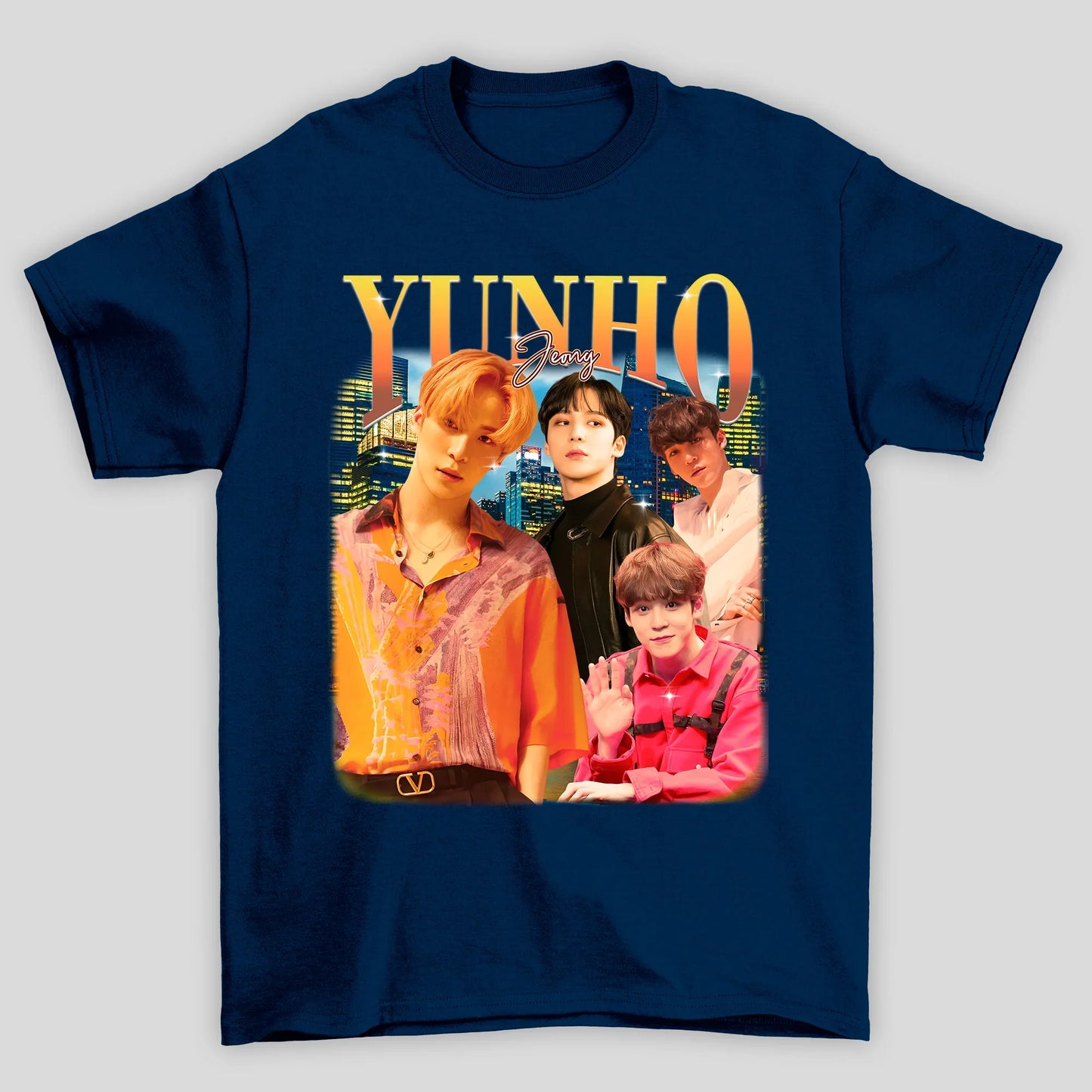Camiseta Básica Ateez Yunho Graphic