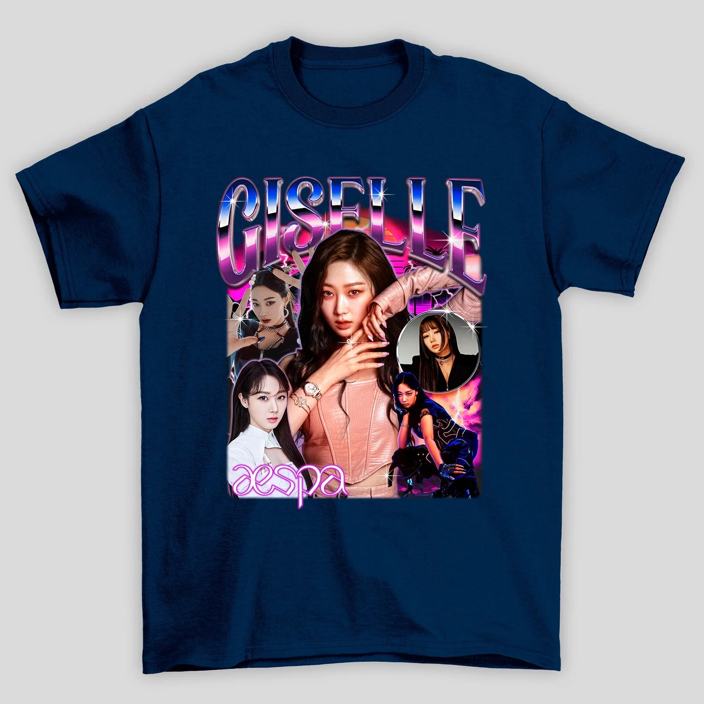 Camiseta Básica Aespa Giselle Vintage