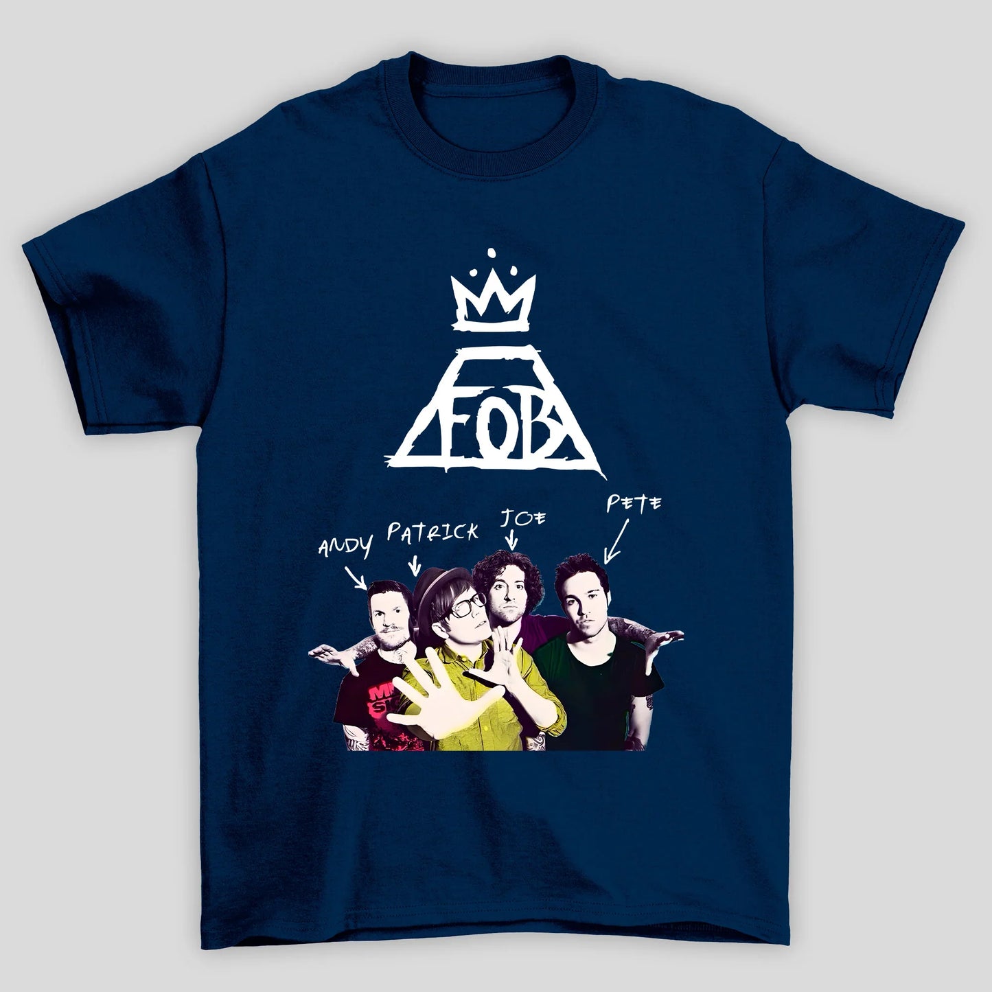 Camiseta Básica Logo Fall Out Boy