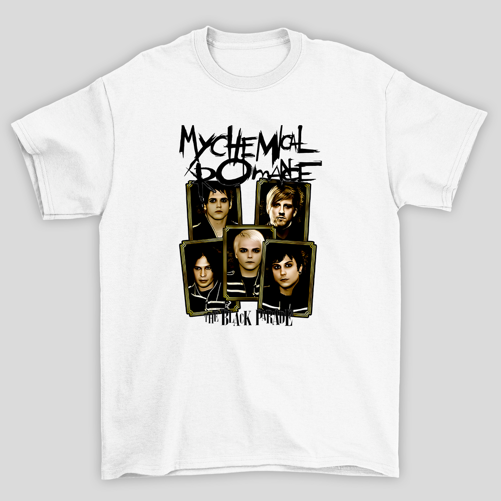 Camiseta Básica My Chemical Romance Faces