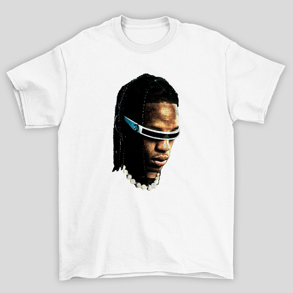 Camiseta Básica Travis Scott Face
