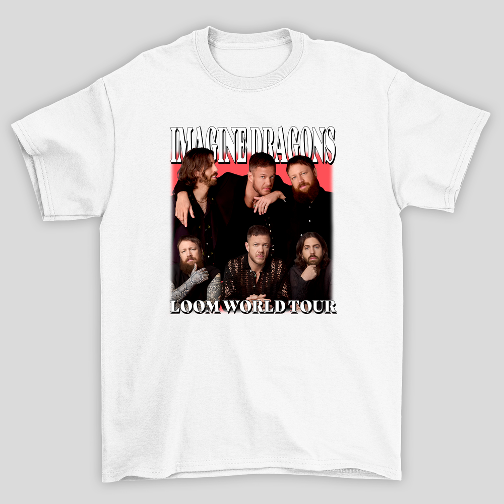 Camiseta Básica Imagine Dragons Loom World Tour