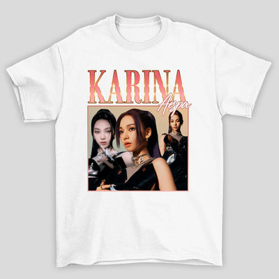 Camiseta Básica Aespa Karina Graphic