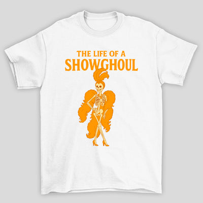 Camiseta Básica Taylor Swift Showghoul Esqueleto Halloween