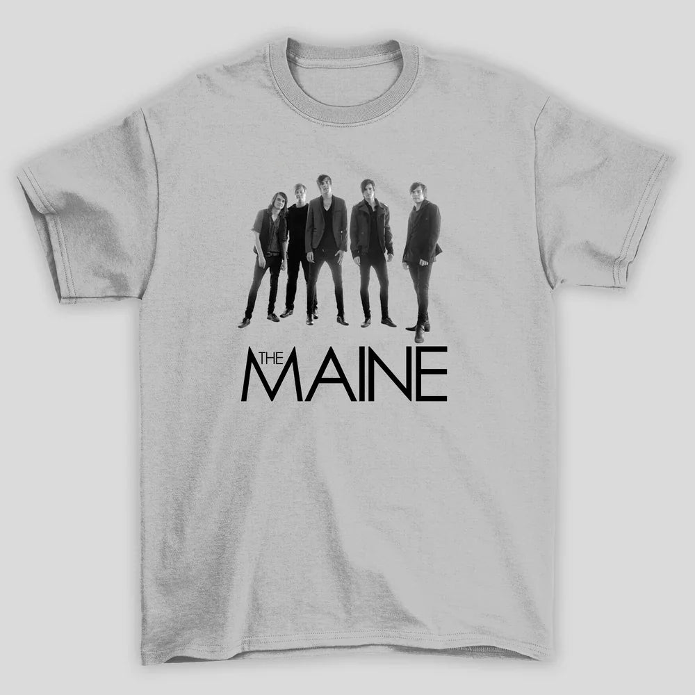 Camiseta Básica The Maine Band B&W