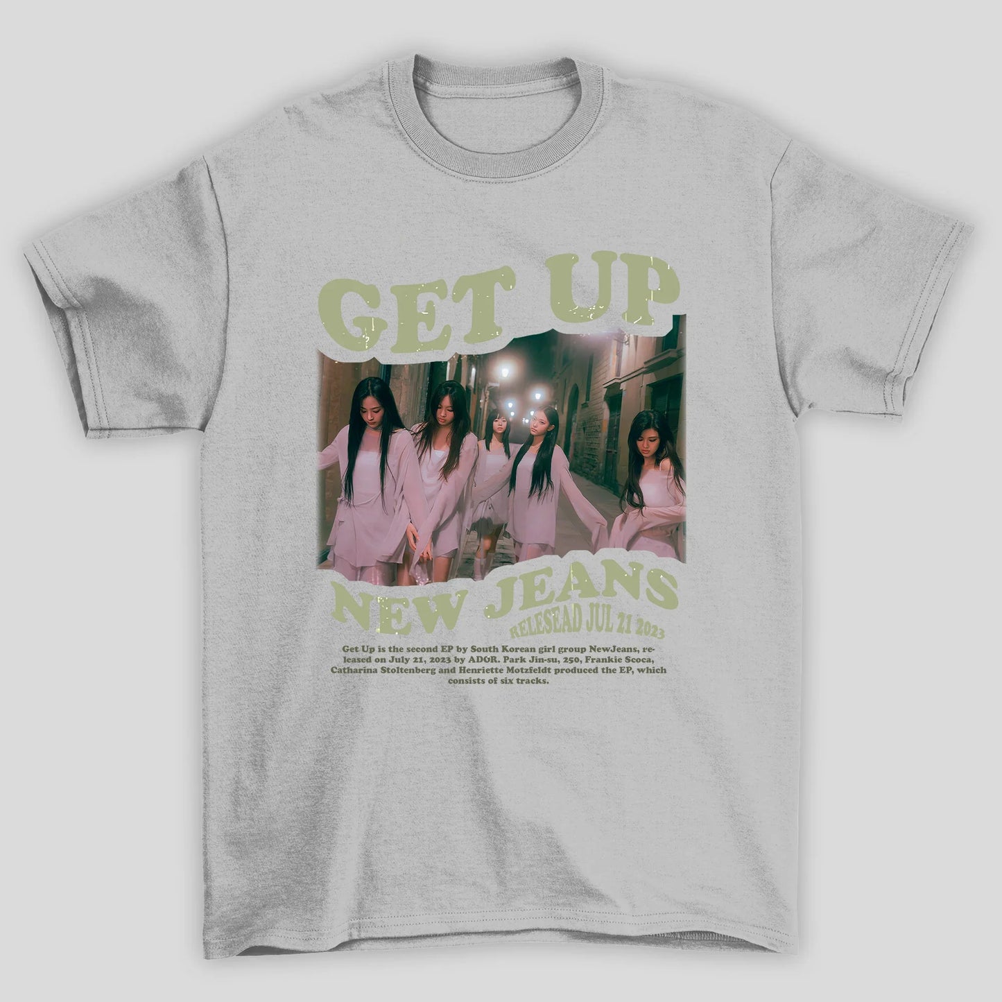 Camiseta Básica Get Up NewJeans