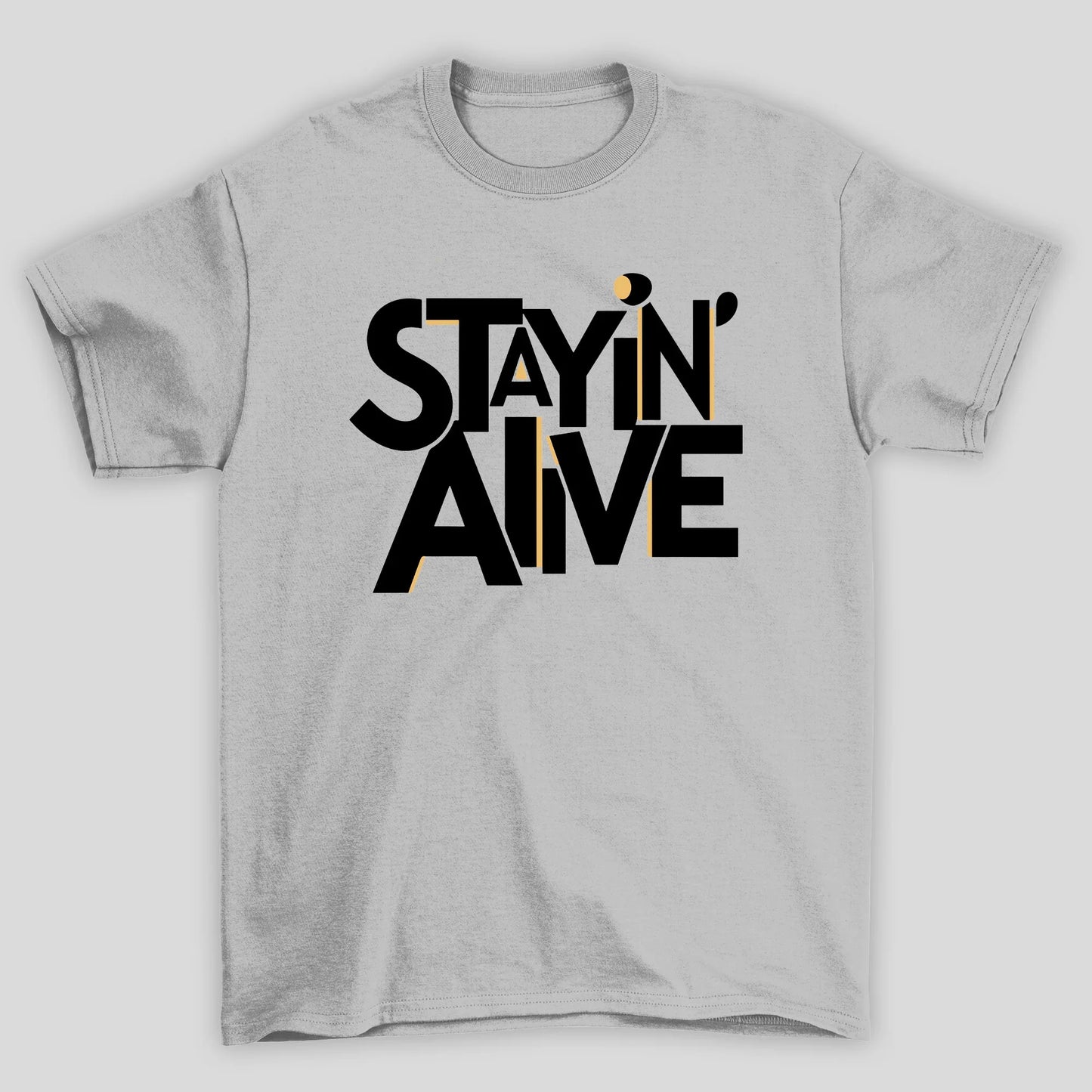 Camiseta Básica Bee Gees Stayin' Alive