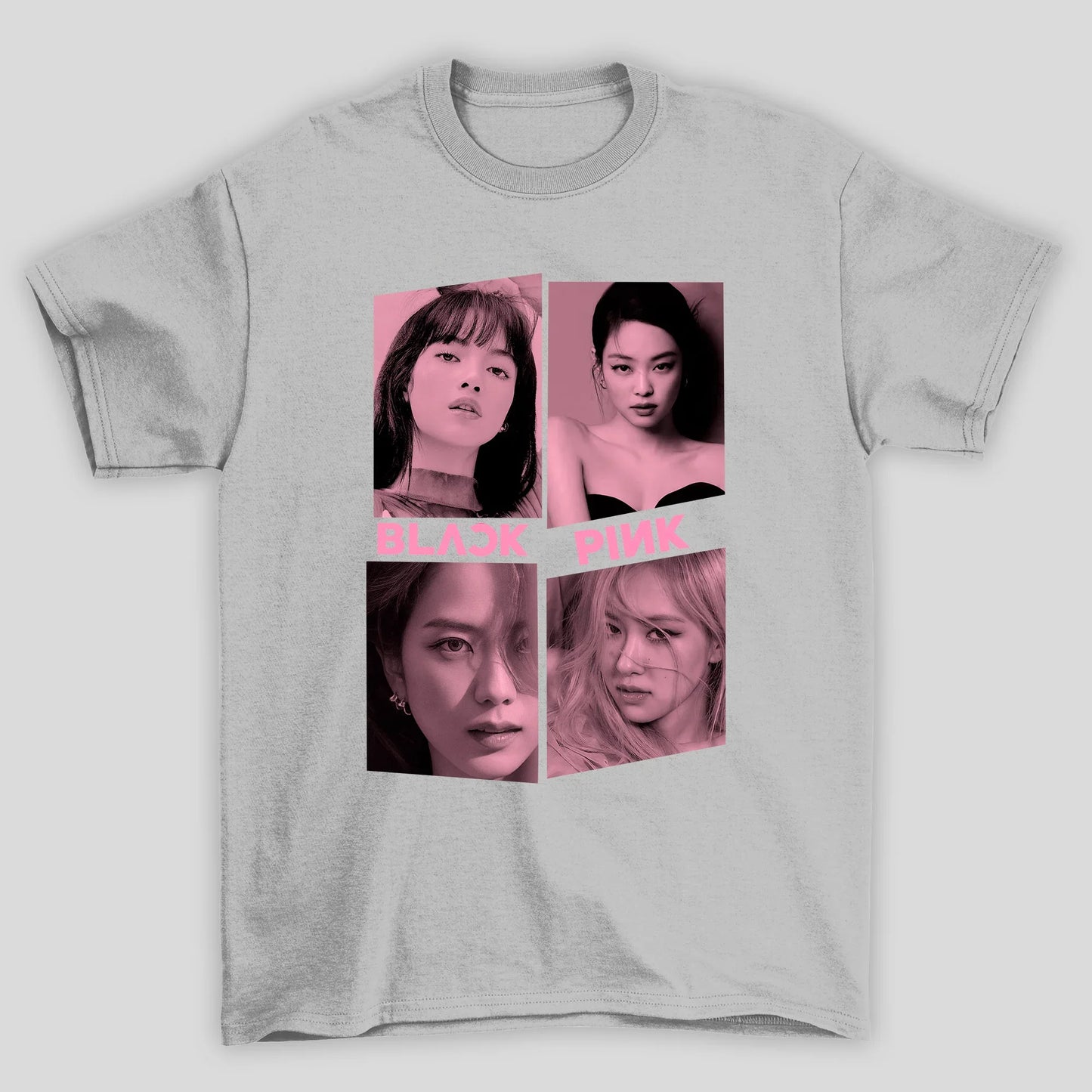 Camiseta Básica Blackpink Faces
