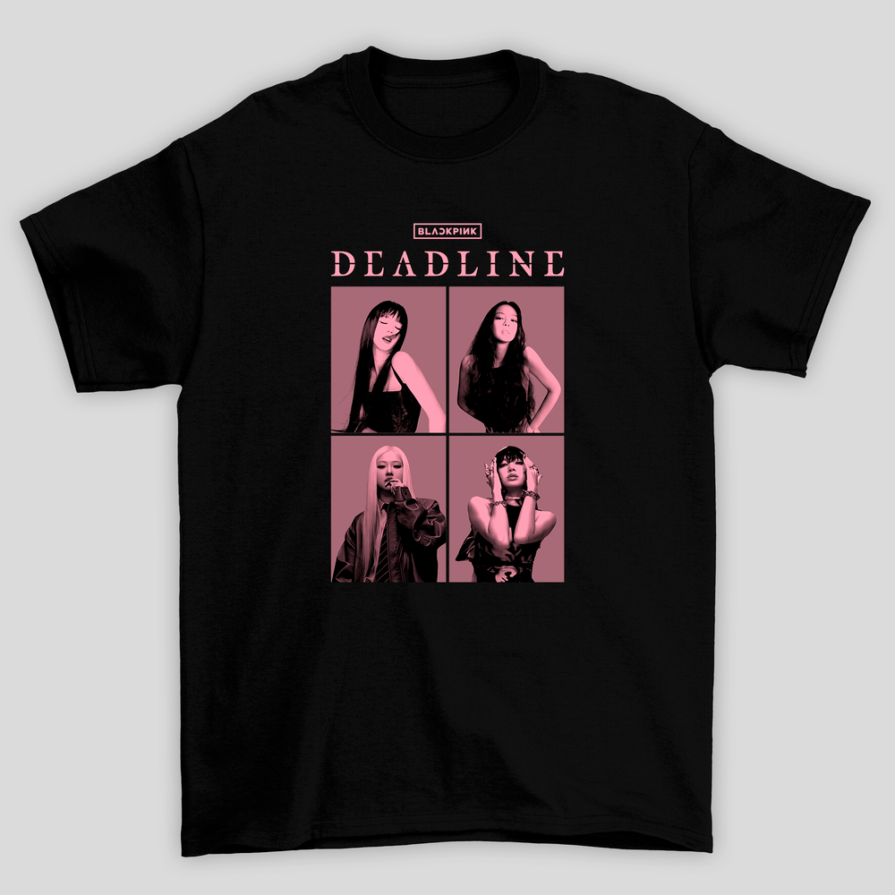 Camiseta Básica BLACKPINK Quadrinho