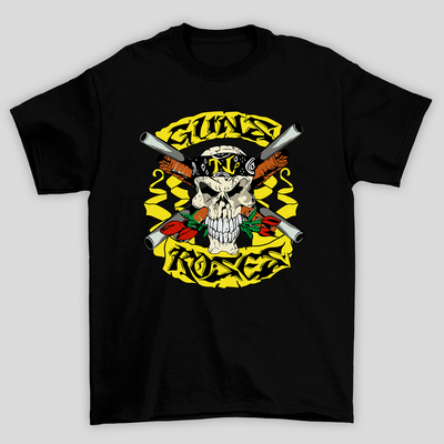 Camiseta Básica Guns N' Roses Skull