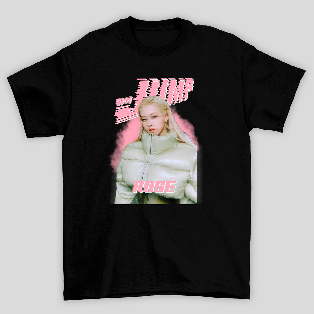 Camiseta Básica Blackpink Jump Rosé