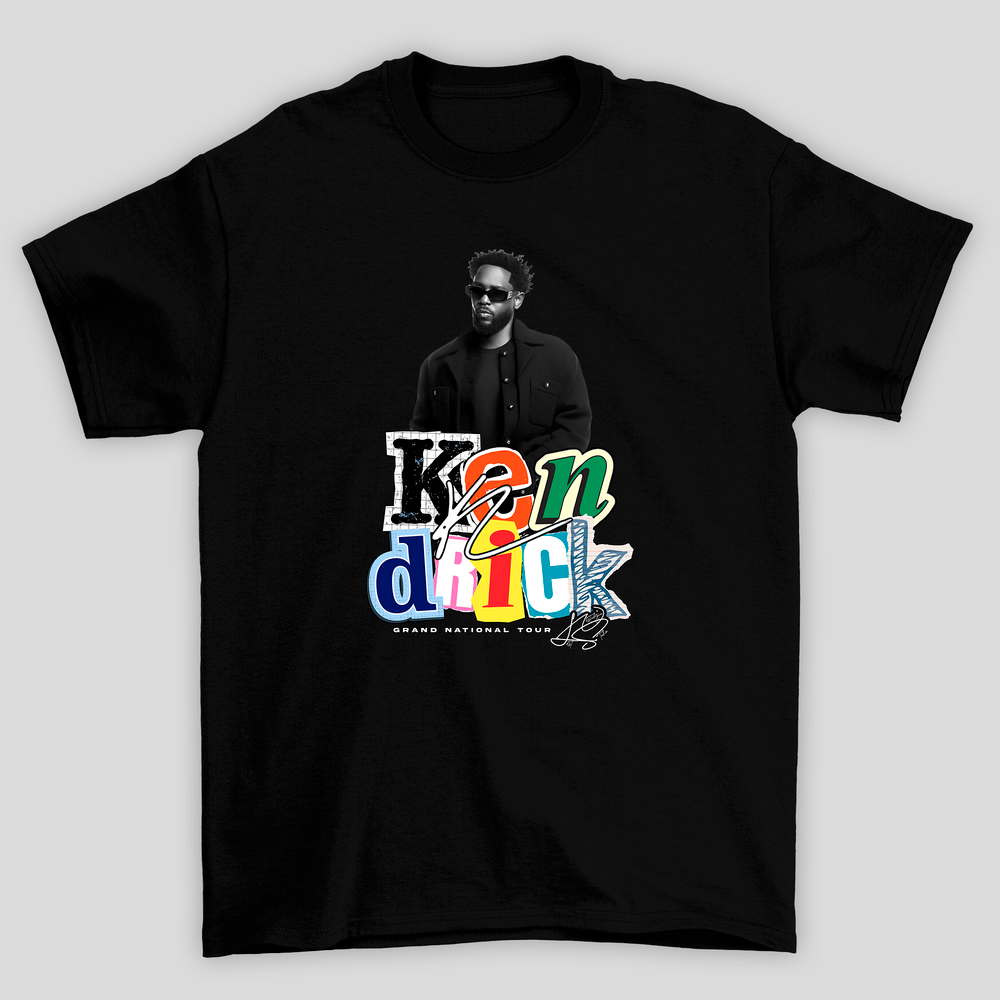 Camiseta Básica Kendrick Lamar Grand National Tour