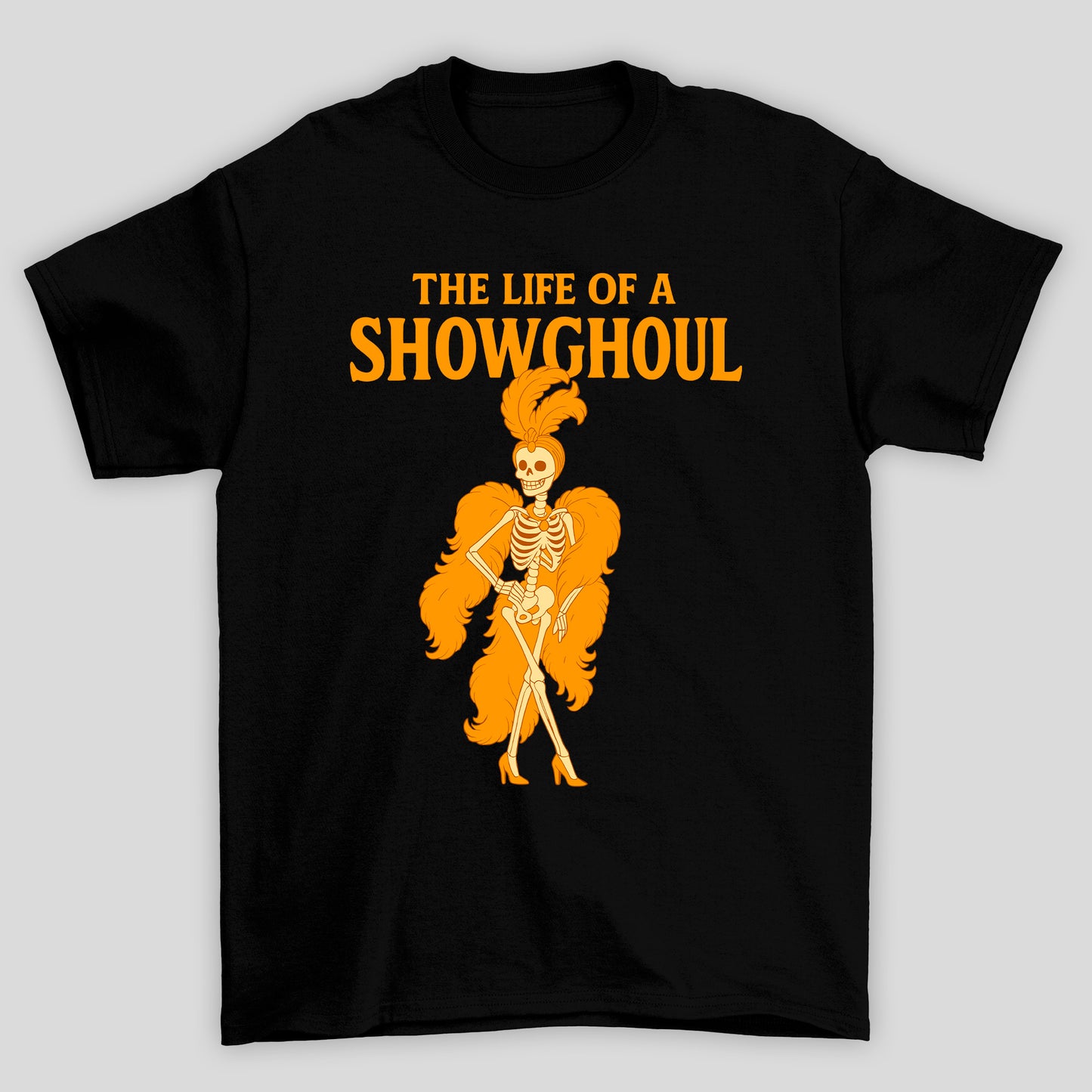 Camiseta Básica Taylor Swift Showghoul Esqueleto Halloween