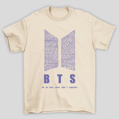 Camiseta Básica BTS Logo Purple