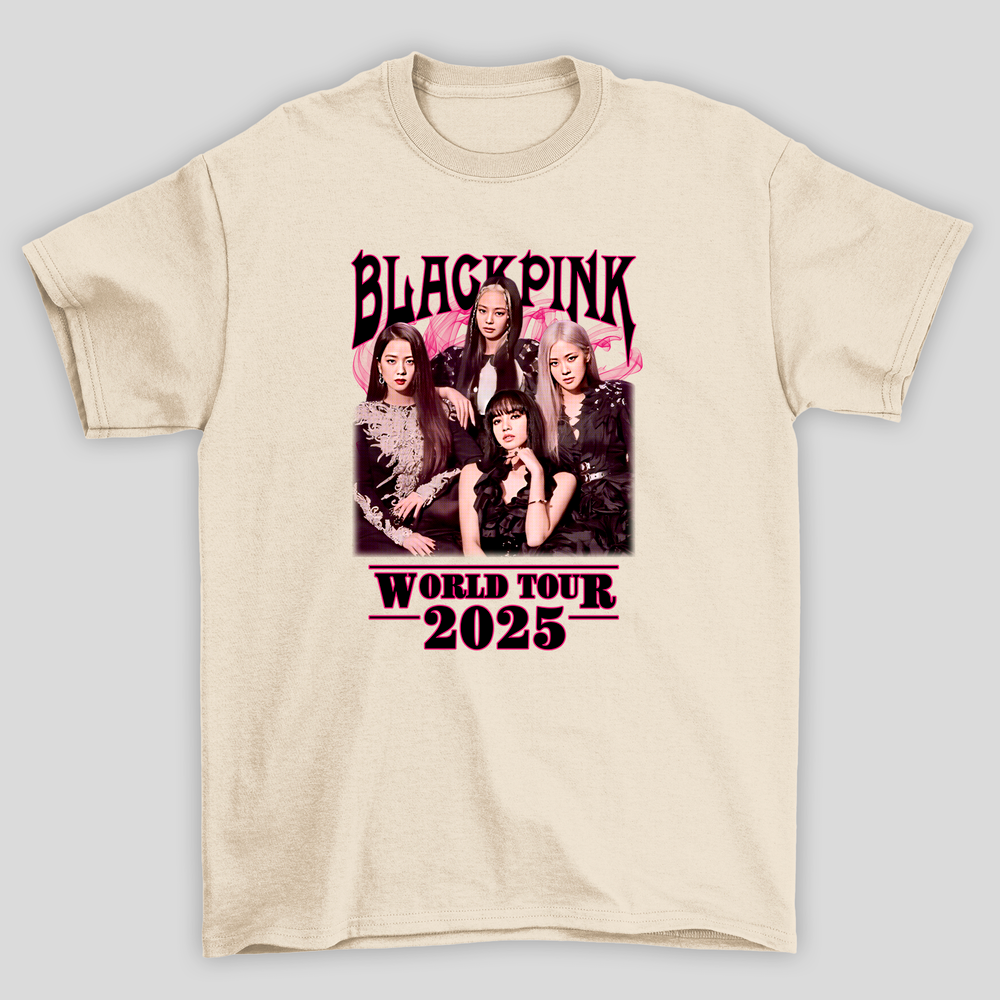 Camiseta Básica Blackpink World Tour