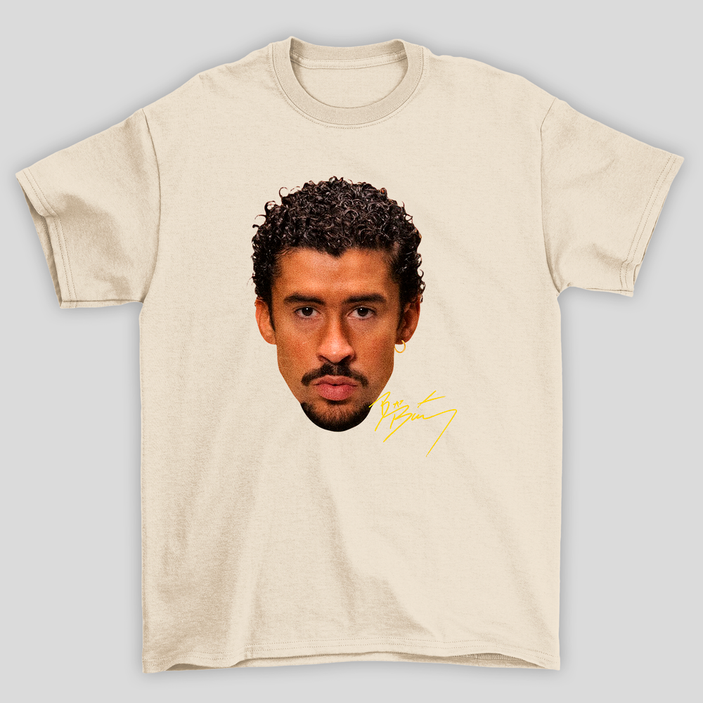 Camiseta Básica Bad Bunny Face