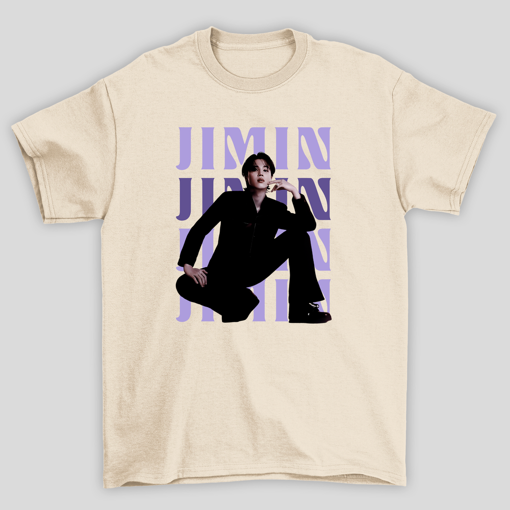 Camiseta Básica Jimin BTS Purple