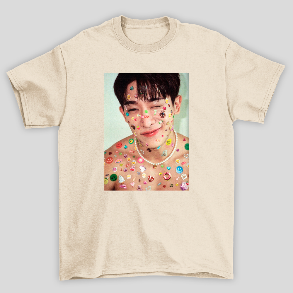 Camiseta Básica Wonho Cute