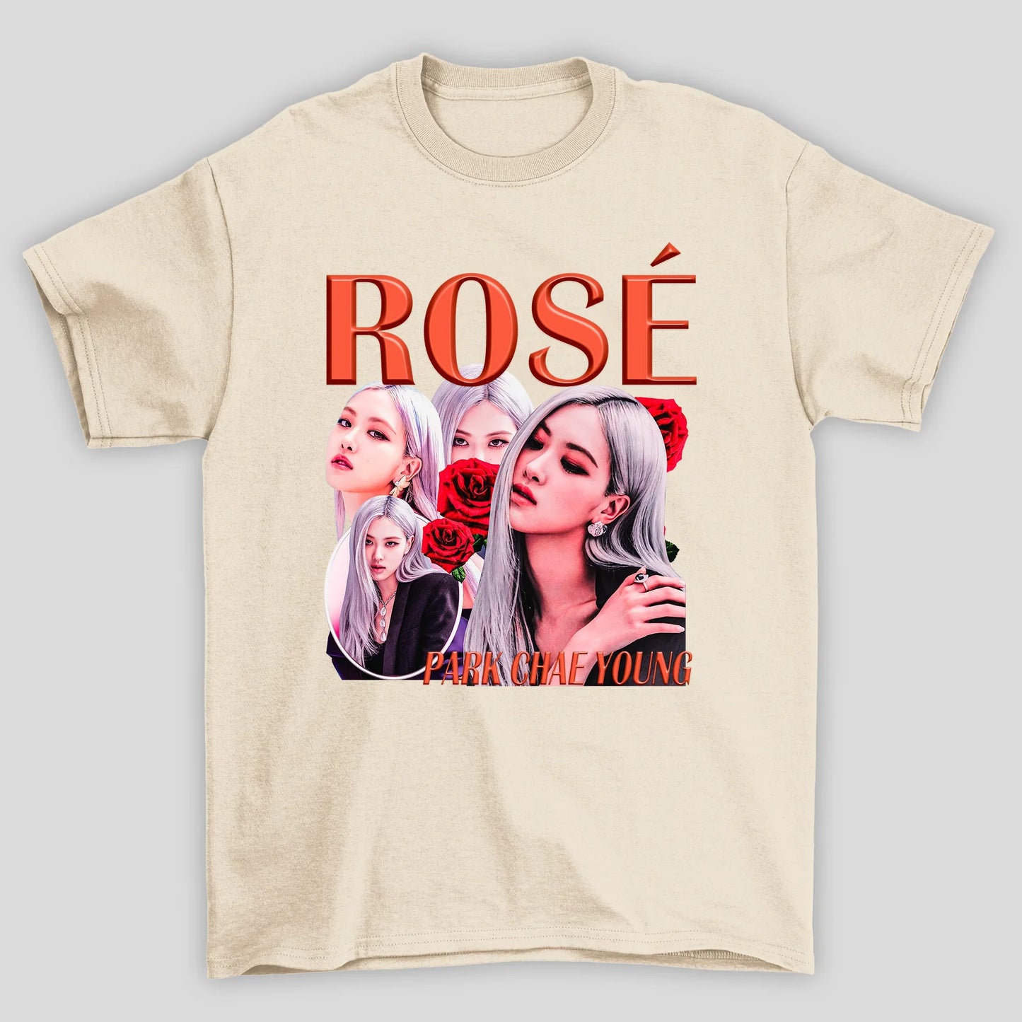 Camiseta Básica Blackpink Rose