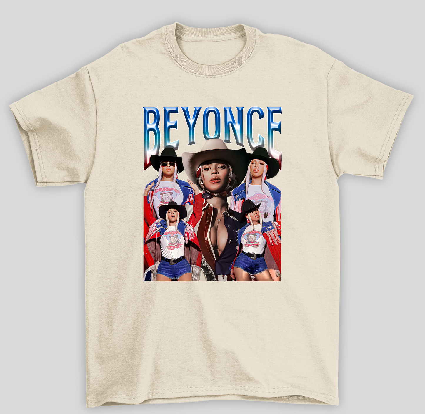 Camiseta Básica Beyonce Cowboy Carter Fotos