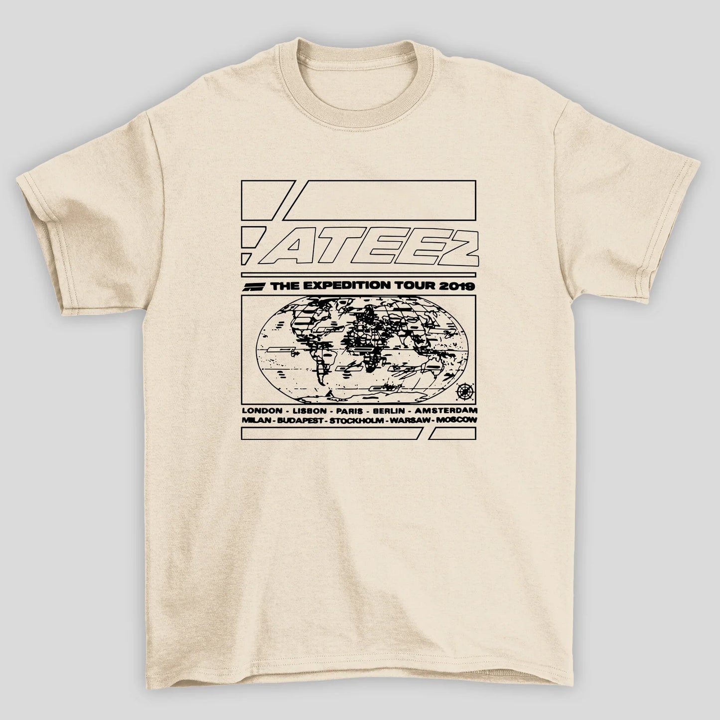 Camiseta Básica Ateez Expedition Tour