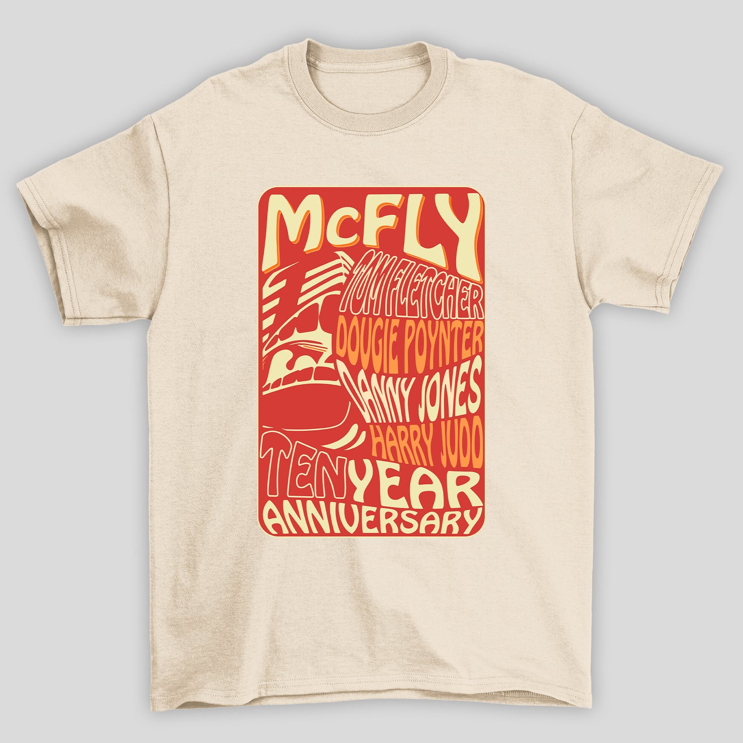 Camiseta Básica McFLY Ten Year Anniversary