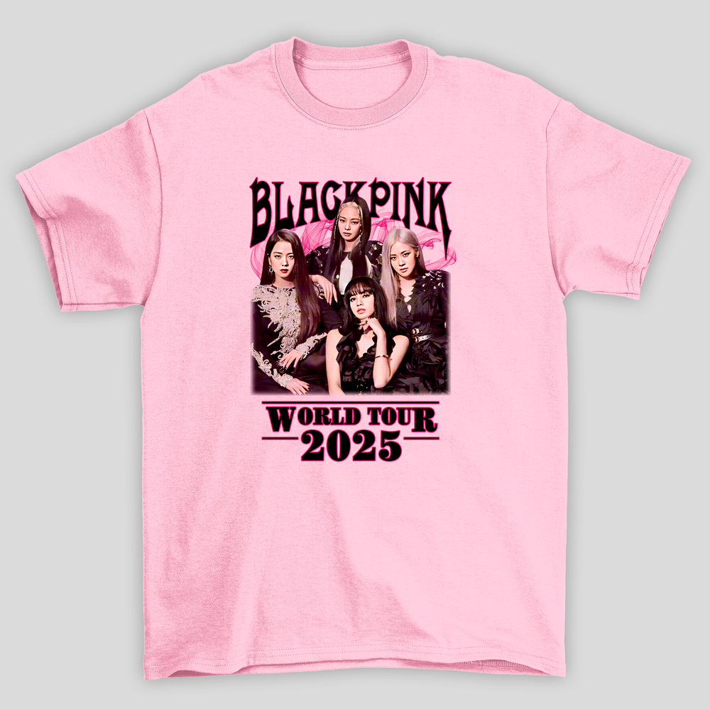Camiseta Básica Blackpink World Tour