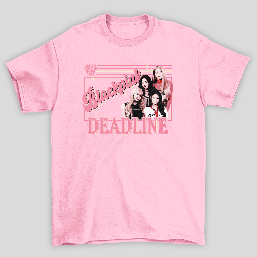 Camiseta Básica Blackpink Deadline