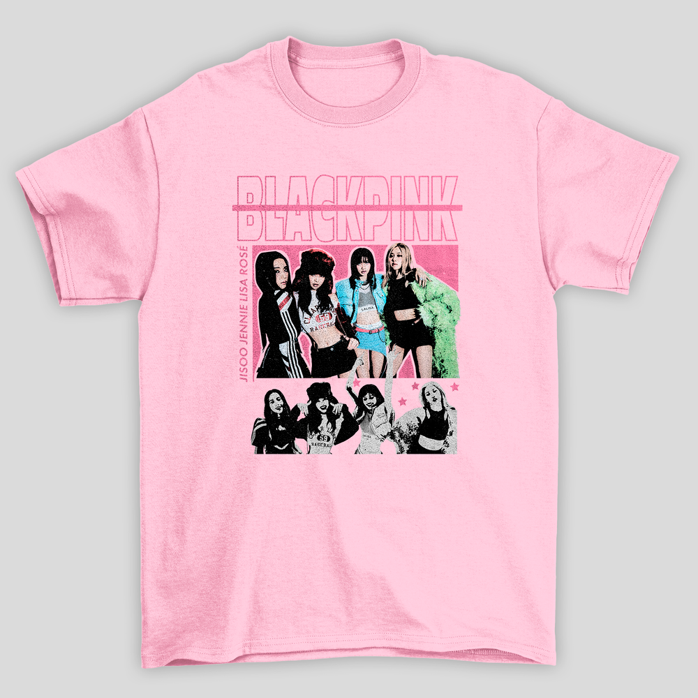Camiseta Básica Blackpink Stars