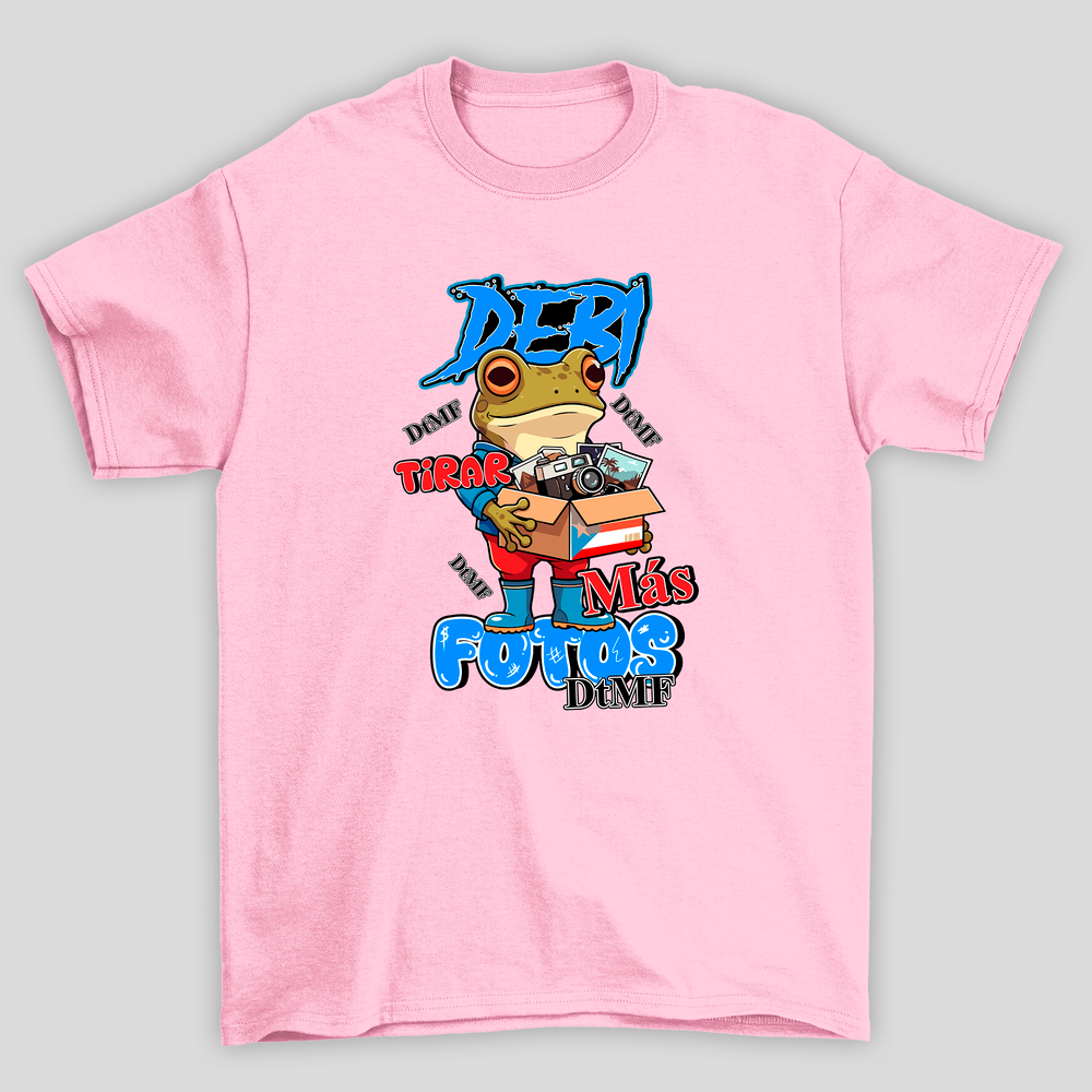 Camiseta Básica Bad Bunny DTMF Frog