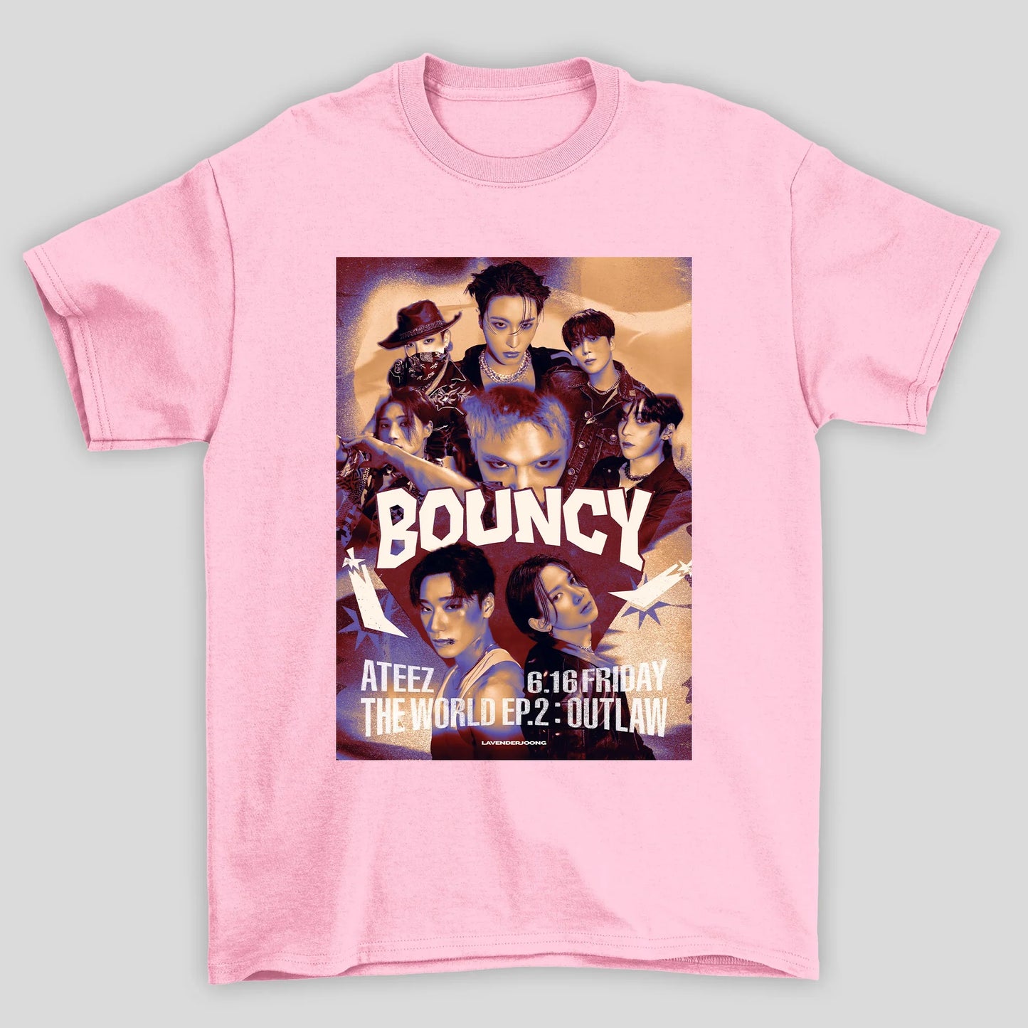 Camiseta Básica Ateez Bouncy