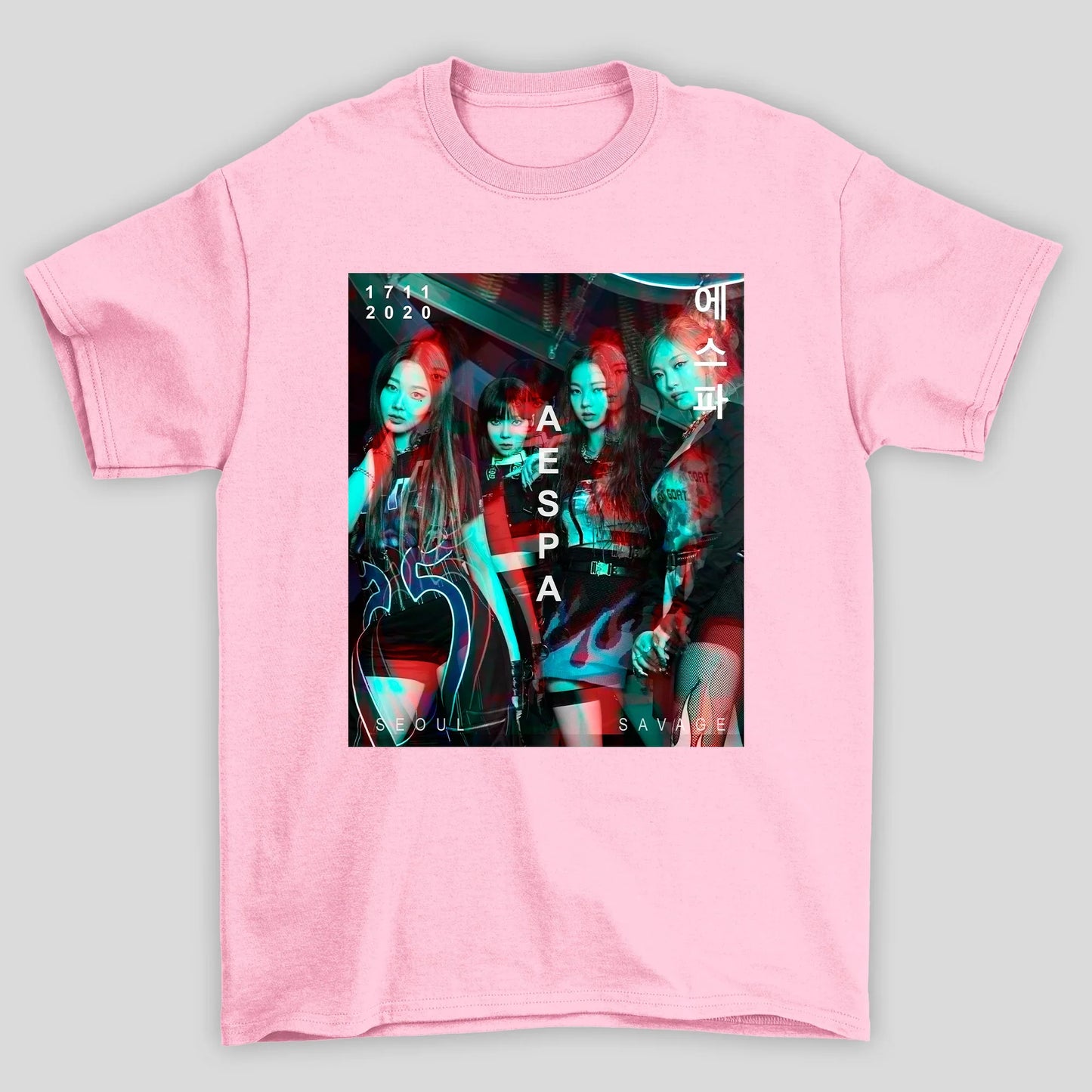 Camiseta Básica Aespa Glitch