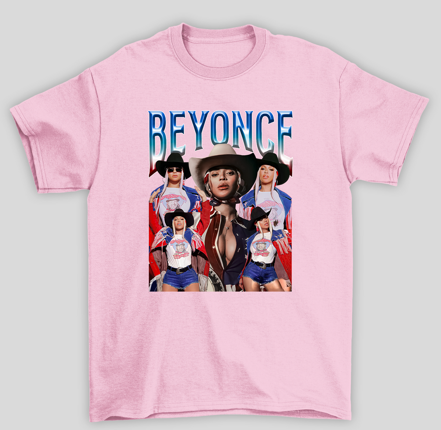 Camiseta Básica Beyonce Cowboy Carter Fotos