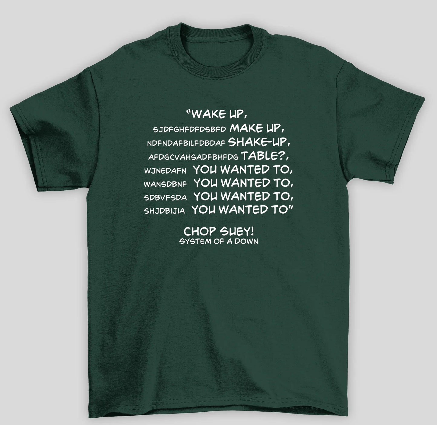 Camiseta Básica System Of A Down Wake Up