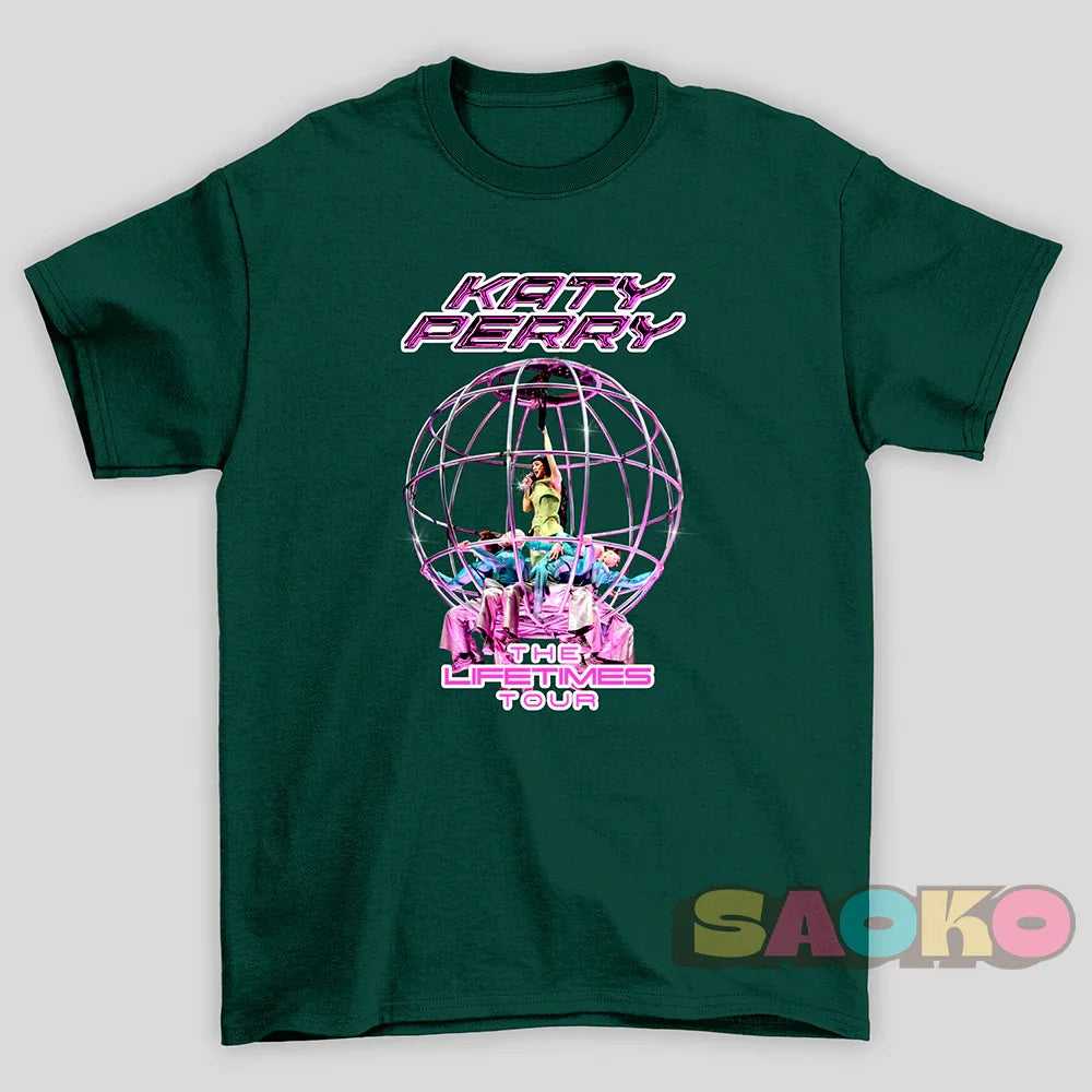 Camiseta Básica Katy Perry Pink Globo