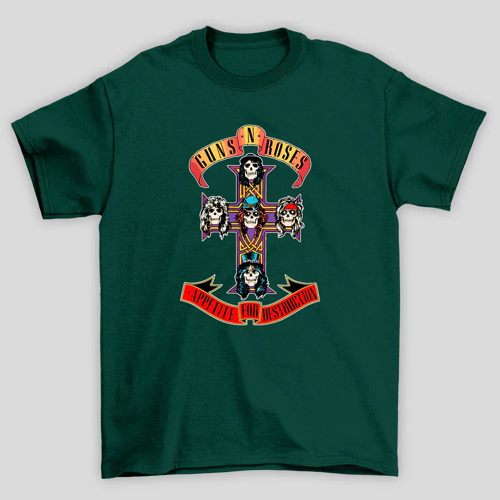 Camiseta Básica Guns N' Roses Appetite For Destruction
