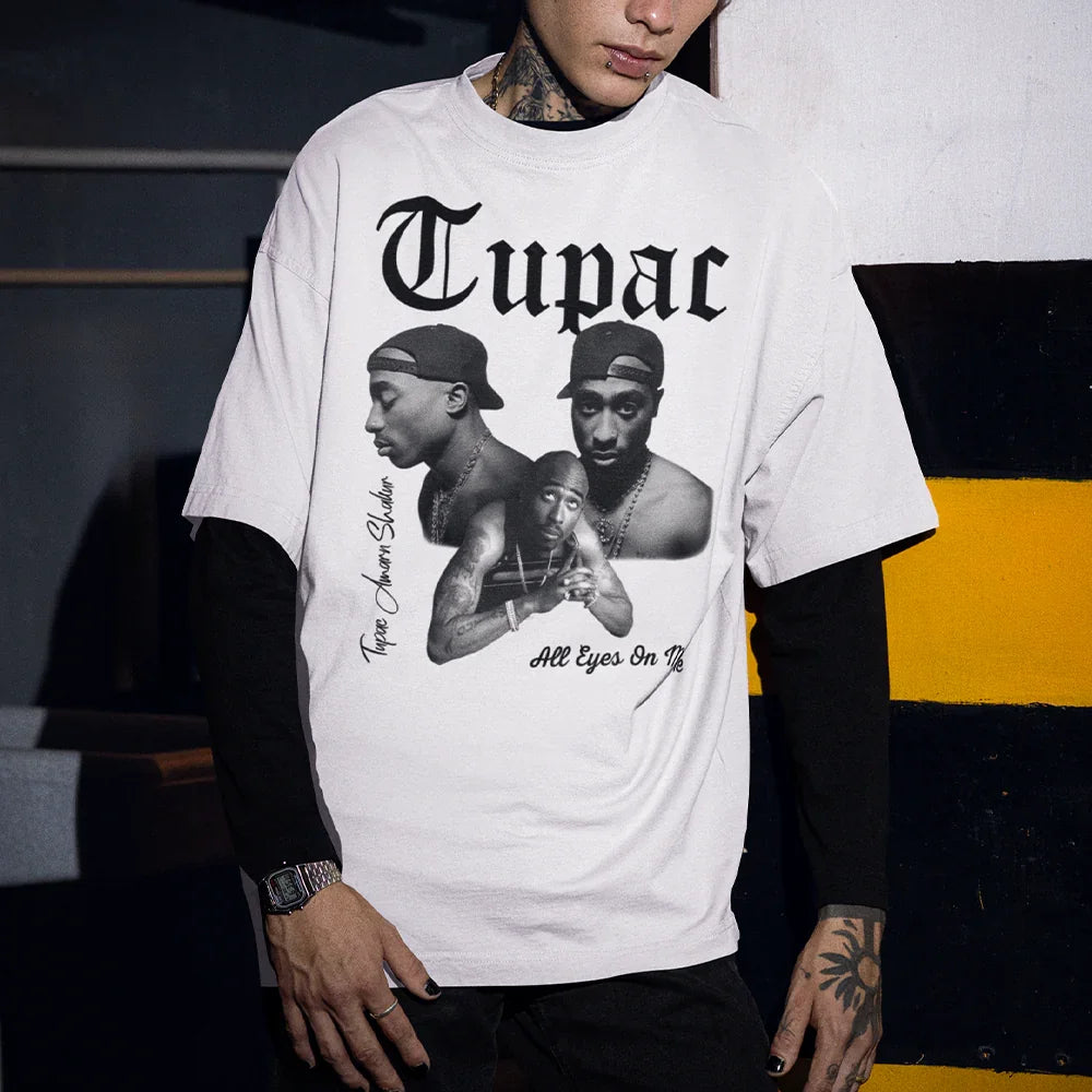 Camiseta Oversized Tupac Rapper 2pac – Saoko