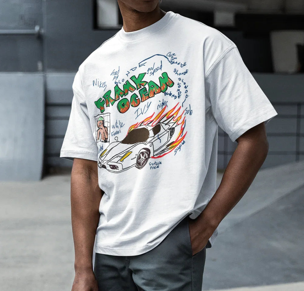 Camiseta Oversized Frank Ocean Art – Saoko Camiseta Oversized Frank Ocean Art – Saoko