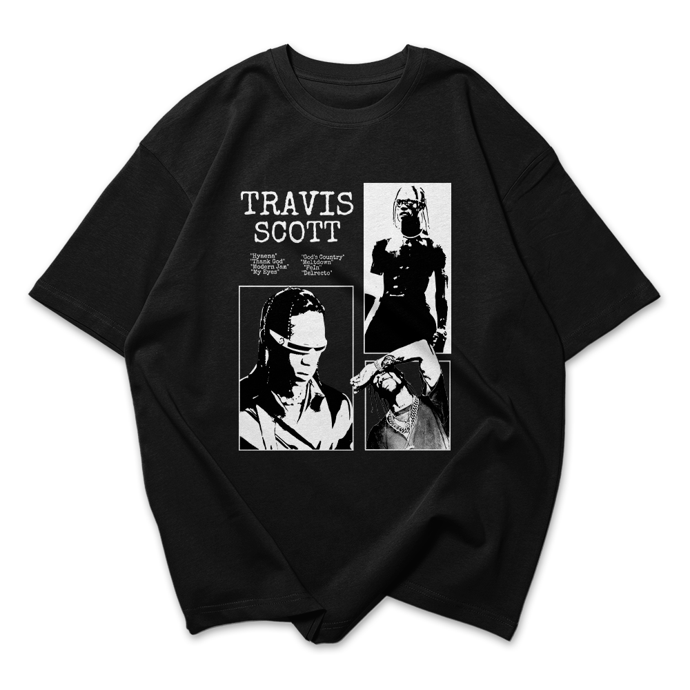 Camiseta Oversized Travis Scott Style