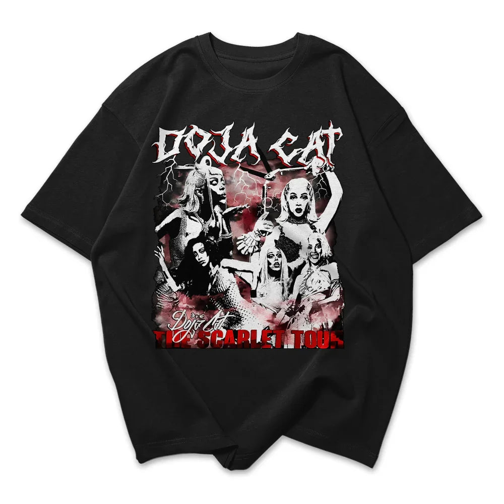 Camiseta Oversized Doja Cat The Scarlet Tour