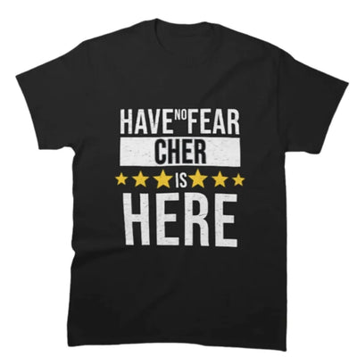 Camiseta Básica Cher Is Here - Preto