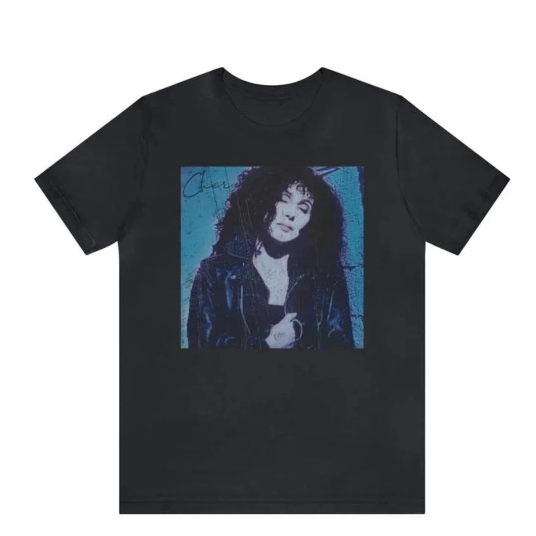 Camiseta Básica Cher 80'S - Preto